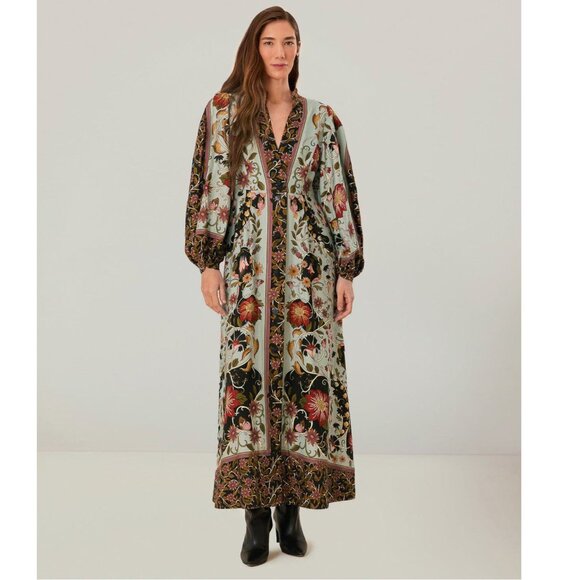 FARM Rio Flowing Beauty Maxi Dress, Size XS, NWT 🇧🇷 - Picture 8 of 16